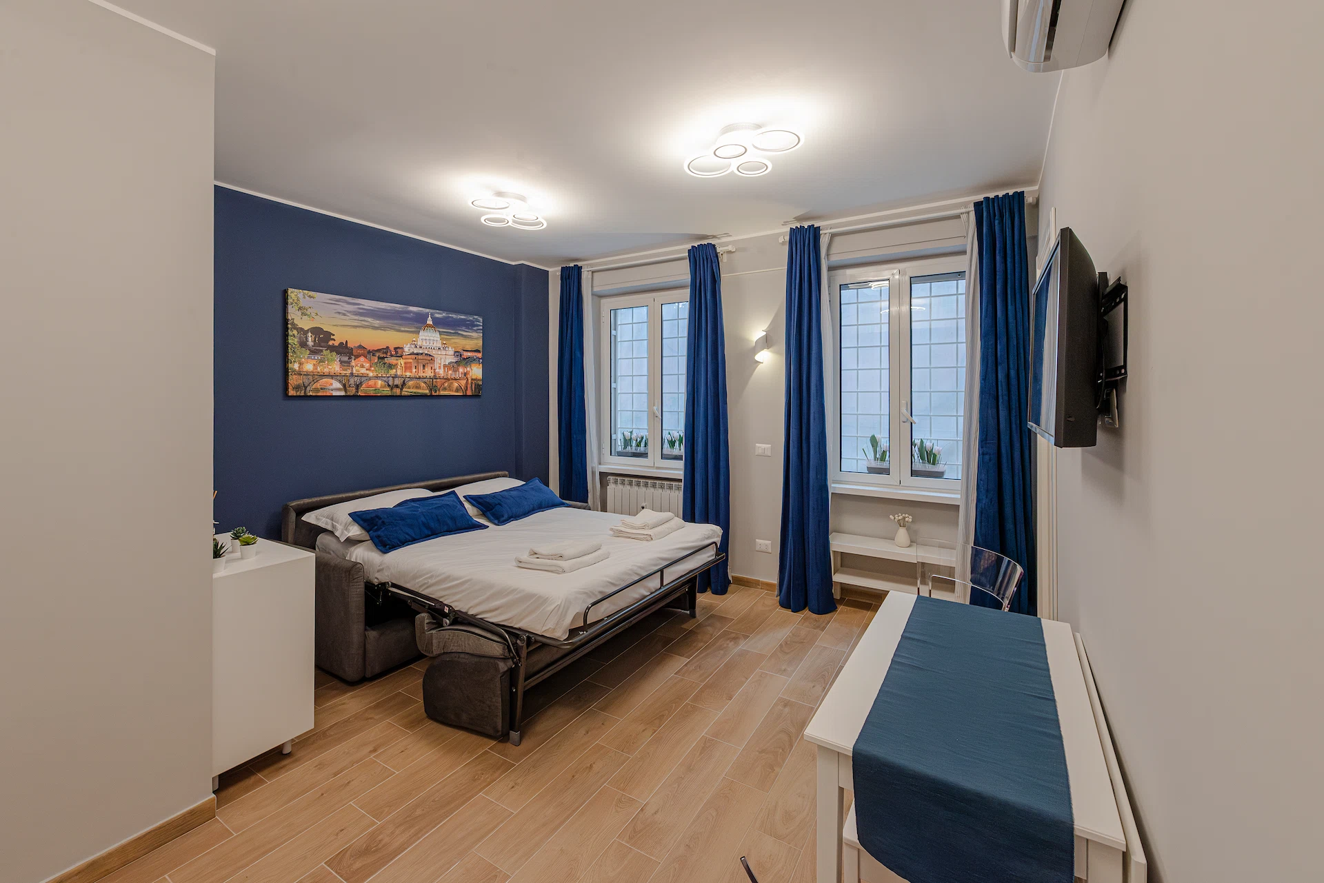 Divano letto aperto GoldStar