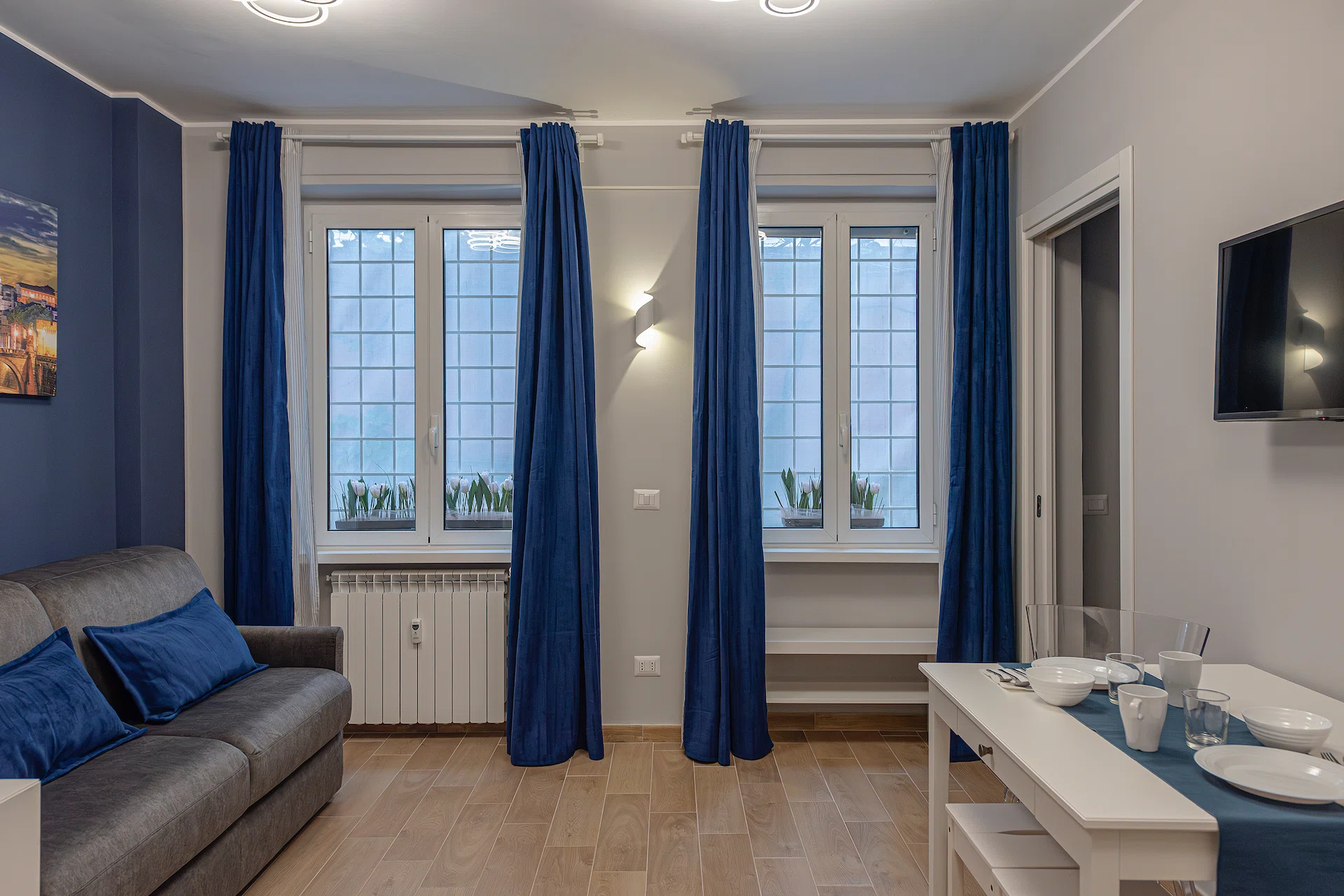Soggiorno di GoldStar Apartments Roma